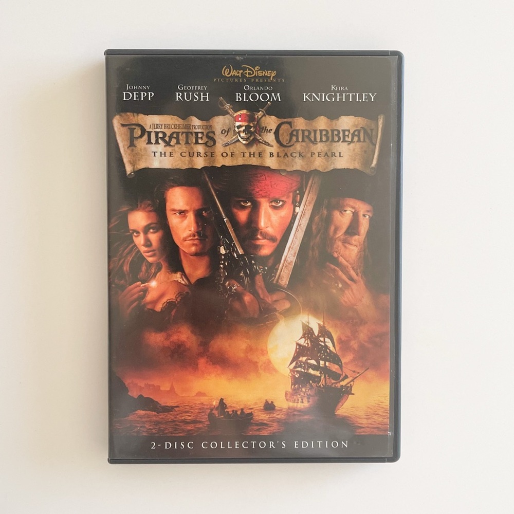 Pirates of the Caribbean: The Curse of the Black Pearl (DVD, 2003, 2-Disc)